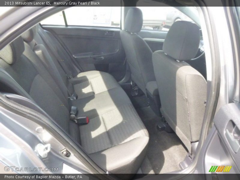 Mercury Gray Pearl / Black 2013 Mitsubishi Lancer ES