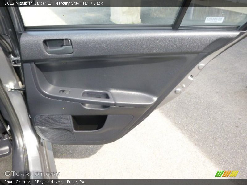Mercury Gray Pearl / Black 2013 Mitsubishi Lancer ES