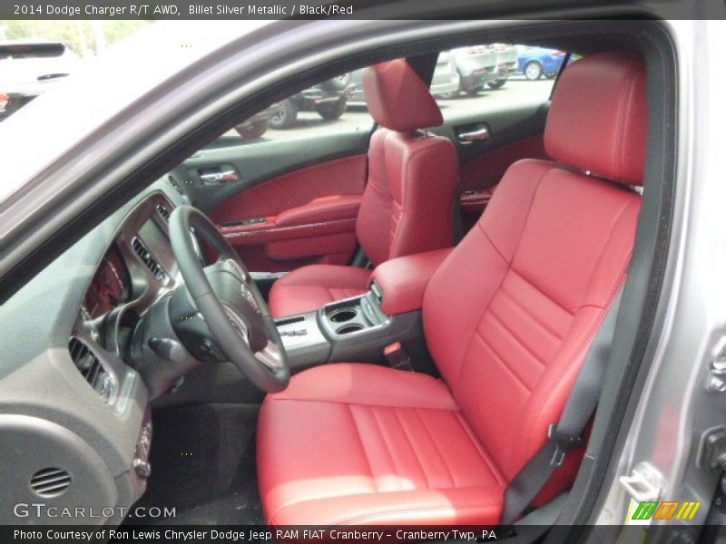 Front Seat of 2014 Charger R/T AWD