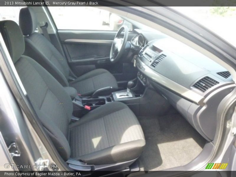 Mercury Gray Pearl / Black 2013 Mitsubishi Lancer ES