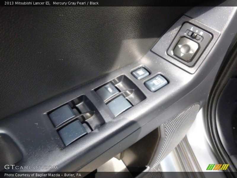 Mercury Gray Pearl / Black 2013 Mitsubishi Lancer ES