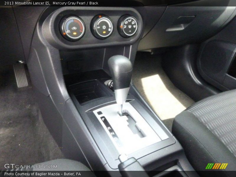 Mercury Gray Pearl / Black 2013 Mitsubishi Lancer ES