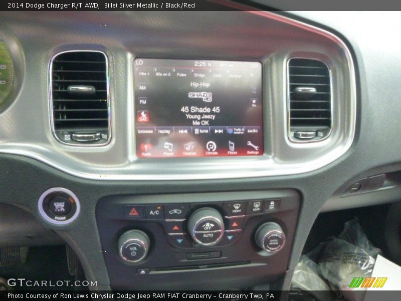 Billet Silver Metallic / Black/Red 2014 Dodge Charger R/T AWD