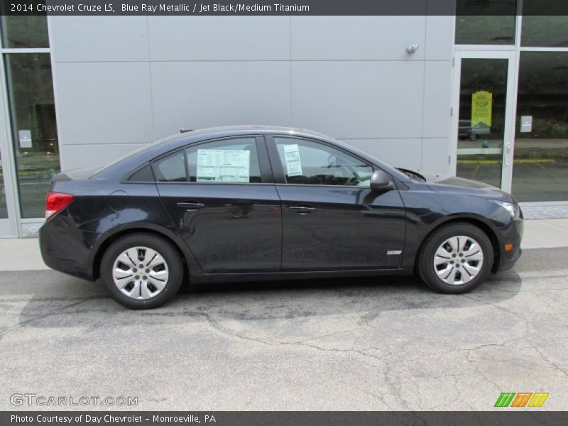 Blue Ray Metallic / Jet Black/Medium Titanium 2014 Chevrolet Cruze LS