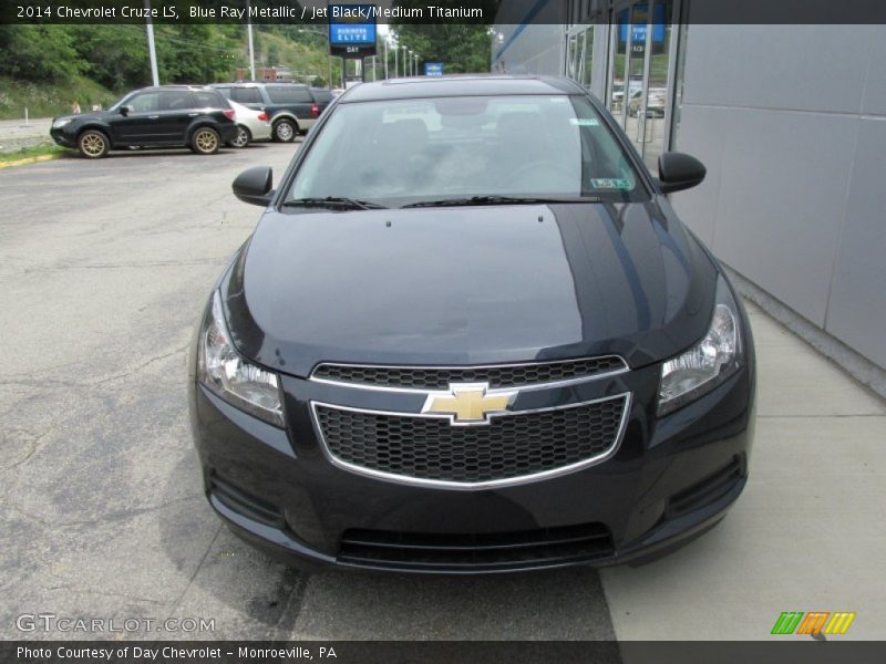 Blue Ray Metallic / Jet Black/Medium Titanium 2014 Chevrolet Cruze LS