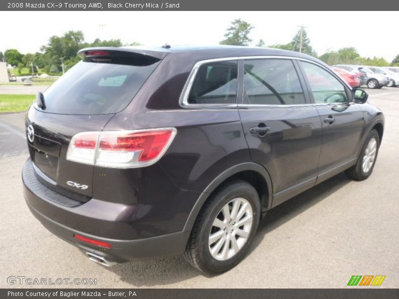 Black Cherry Mica / Sand 2008 Mazda CX-9 Touring AWD