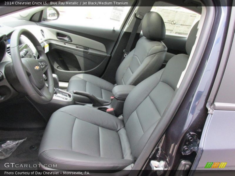 Blue Ray Metallic / Jet Black/Medium Titanium 2014 Chevrolet Cruze LS