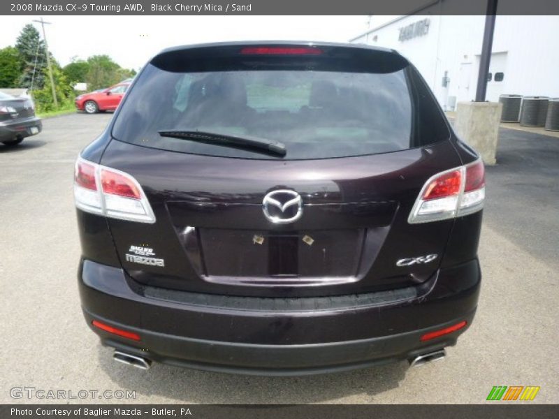 Black Cherry Mica / Sand 2008 Mazda CX-9 Touring AWD