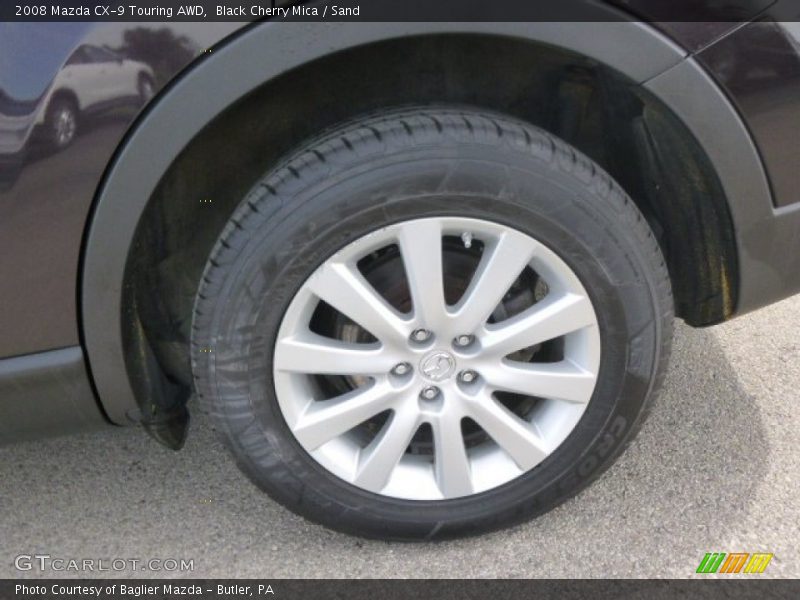 Black Cherry Mica / Sand 2008 Mazda CX-9 Touring AWD