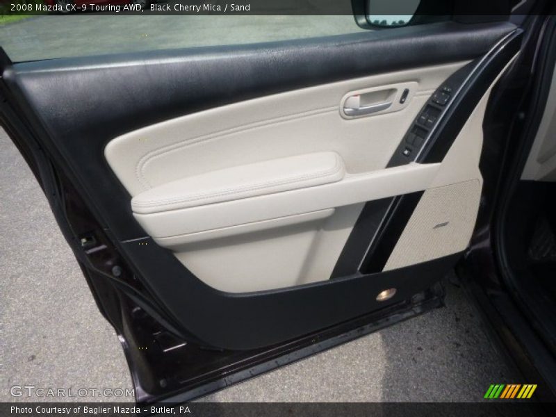 Black Cherry Mica / Sand 2008 Mazda CX-9 Touring AWD
