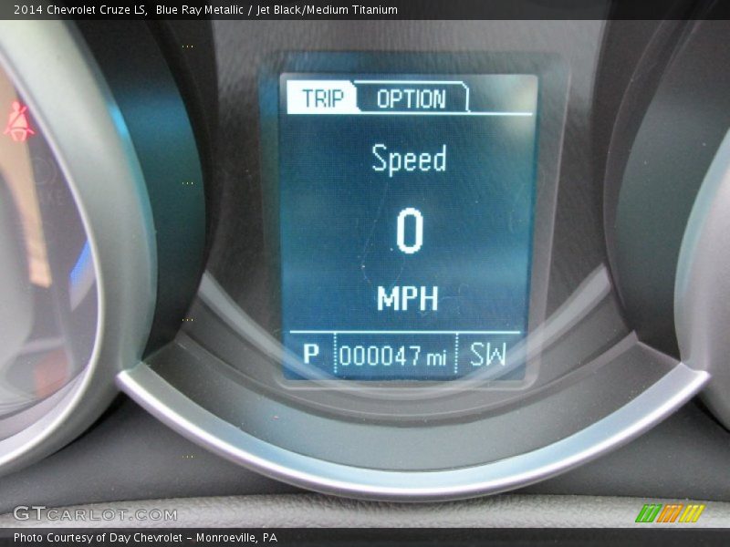 Blue Ray Metallic / Jet Black/Medium Titanium 2014 Chevrolet Cruze LS