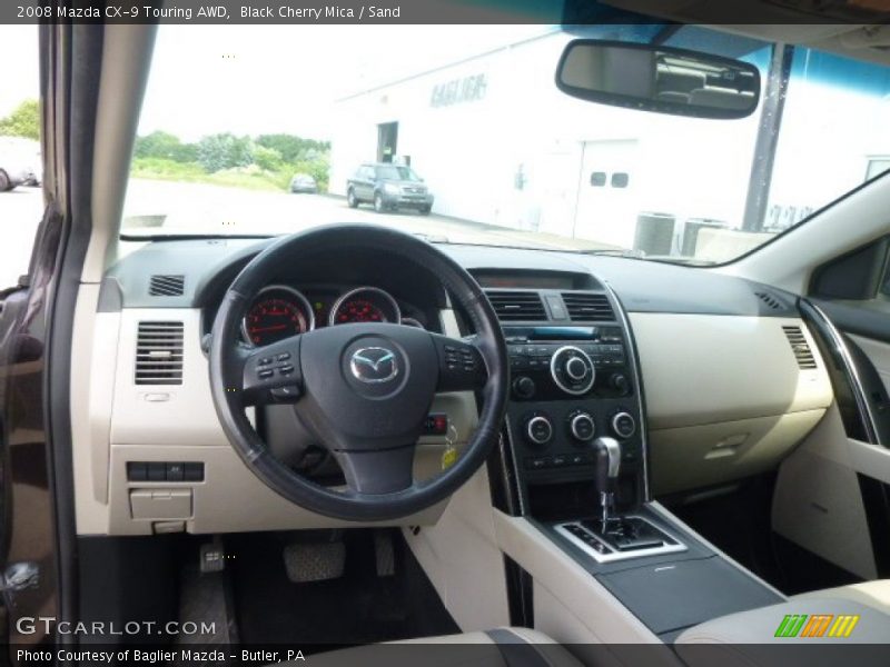 Black Cherry Mica / Sand 2008 Mazda CX-9 Touring AWD