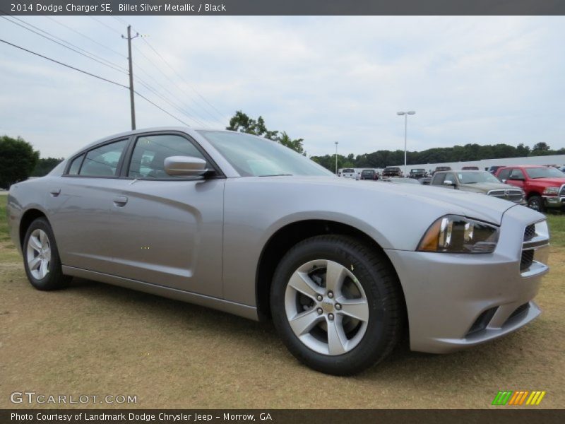 Billet Silver Metallic / Black 2014 Dodge Charger SE