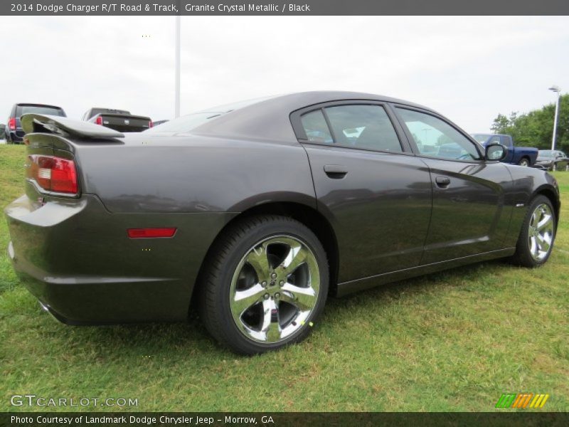 Granite Crystal Metallic / Black 2014 Dodge Charger R/T Road & Track