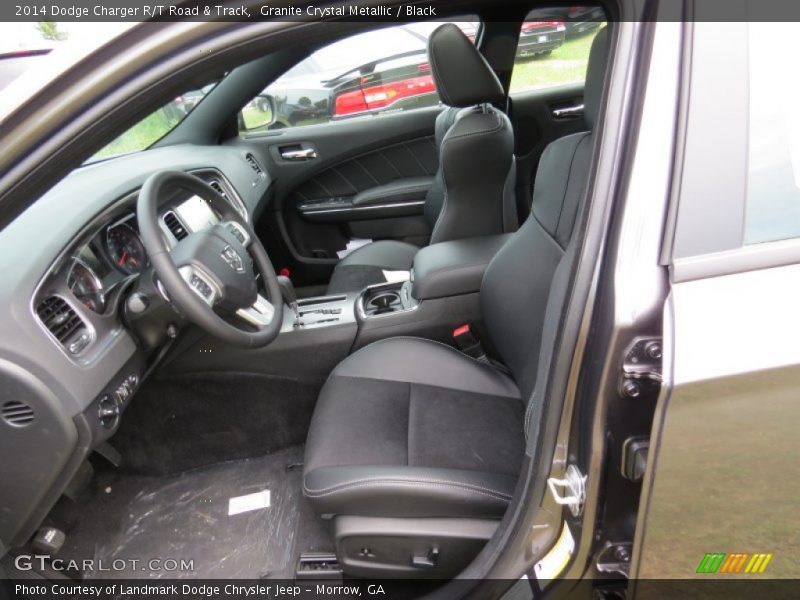Granite Crystal Metallic / Black 2014 Dodge Charger R/T Road & Track
