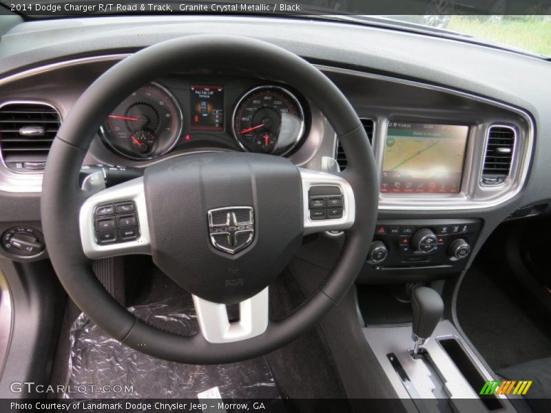 Granite Crystal Metallic / Black 2014 Dodge Charger R/T Road & Track