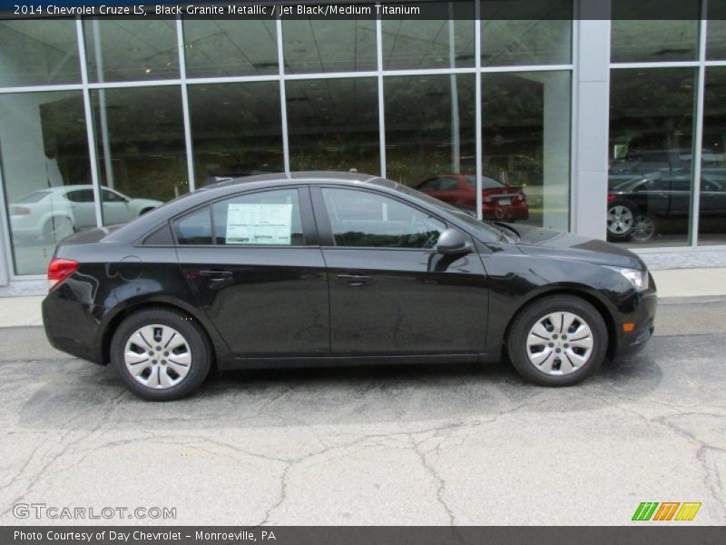 Black Granite Metallic / Jet Black/Medium Titanium 2014 Chevrolet Cruze LS