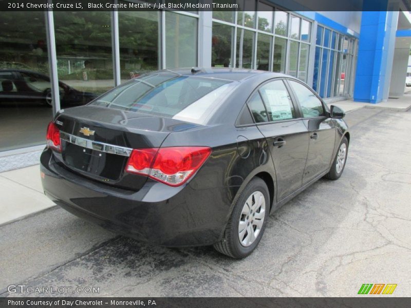 Black Granite Metallic / Jet Black/Medium Titanium 2014 Chevrolet Cruze LS