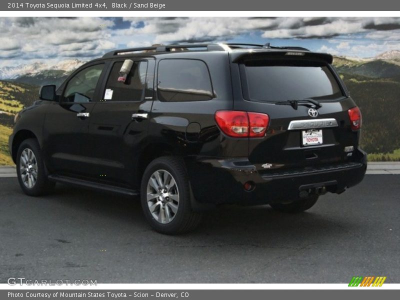 Black / Sand Beige 2014 Toyota Sequoia Limited 4x4