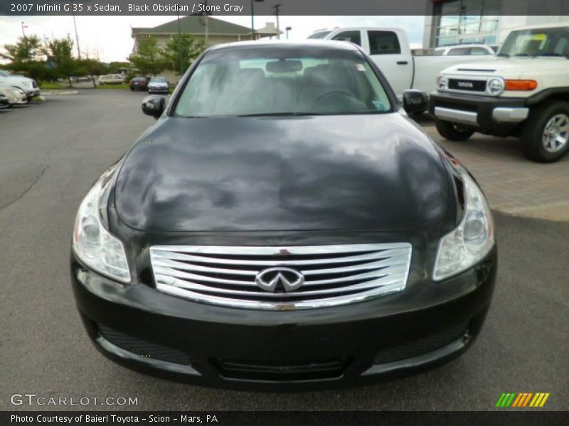Black Obsidian / Stone Gray 2007 Infiniti G 35 x Sedan