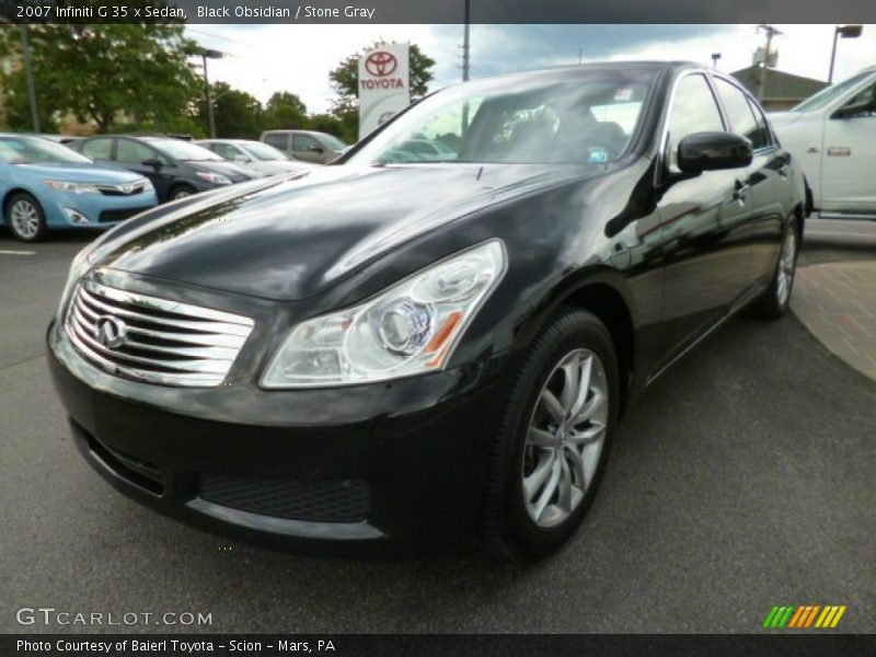 Front 3/4 View of 2007 G 35 x Sedan