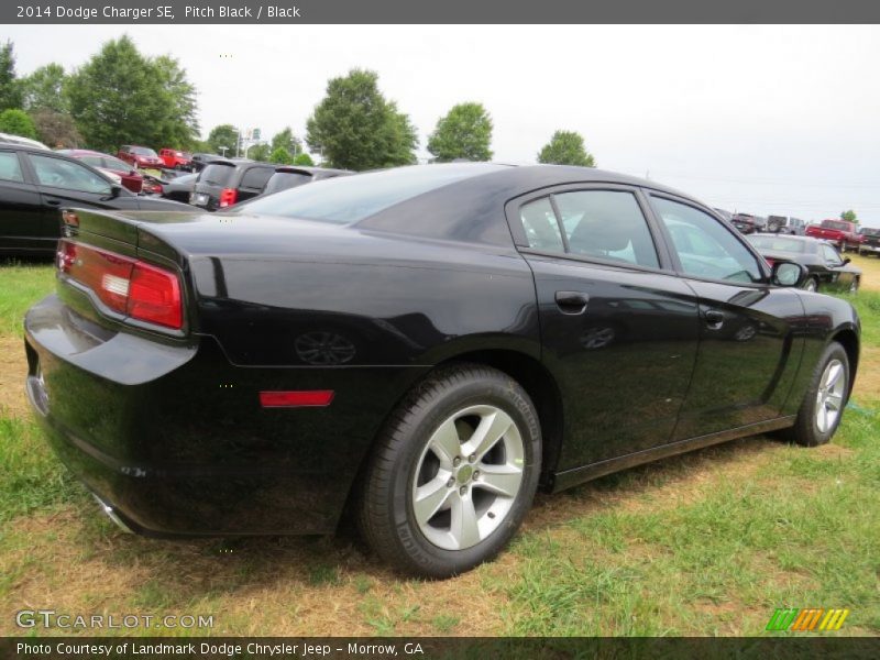 Pitch Black / Black 2014 Dodge Charger SE
