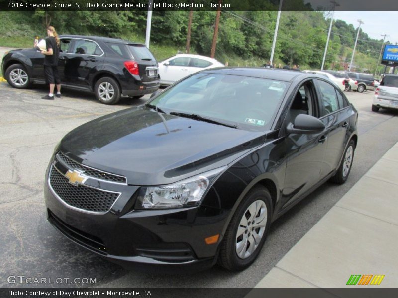 Black Granite Metallic / Jet Black/Medium Titanium 2014 Chevrolet Cruze LS