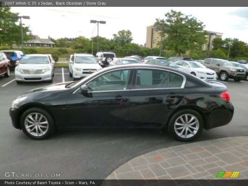 Black Obsidian / Stone Gray 2007 Infiniti G 35 x Sedan