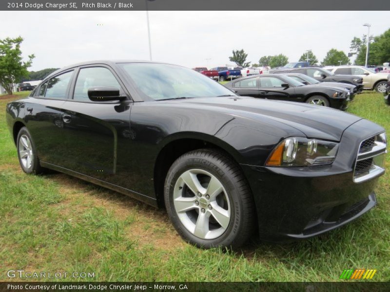 Pitch Black / Black 2014 Dodge Charger SE
