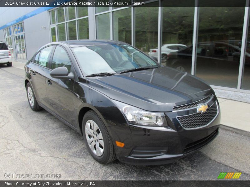 Black Granite Metallic / Jet Black/Medium Titanium 2014 Chevrolet Cruze LS