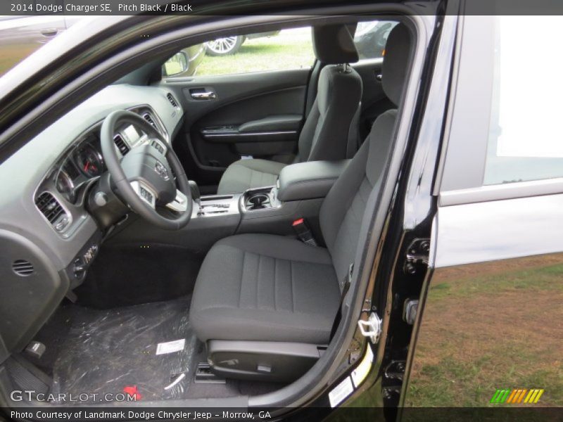 Pitch Black / Black 2014 Dodge Charger SE
