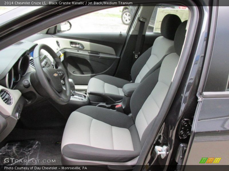 Black Granite Metallic / Jet Black/Medium Titanium 2014 Chevrolet Cruze LS