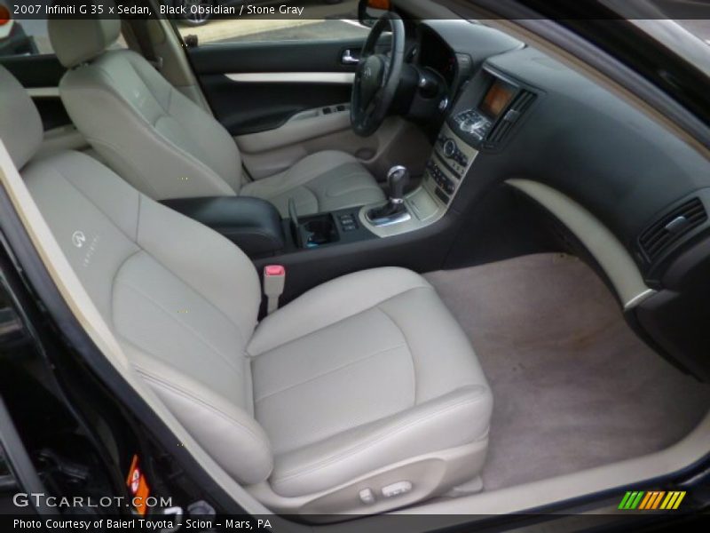 Black Obsidian / Stone Gray 2007 Infiniti G 35 x Sedan
