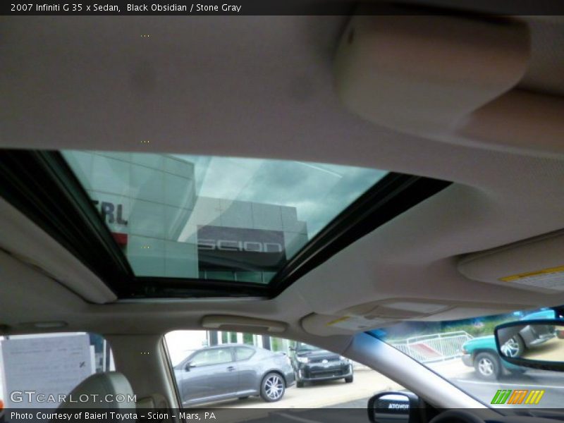Black Obsidian / Stone Gray 2007 Infiniti G 35 x Sedan