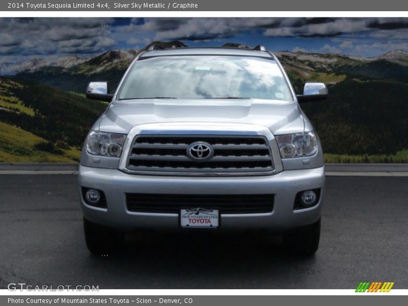 Silver Sky Metallic / Graphite 2014 Toyota Sequoia Limited 4x4