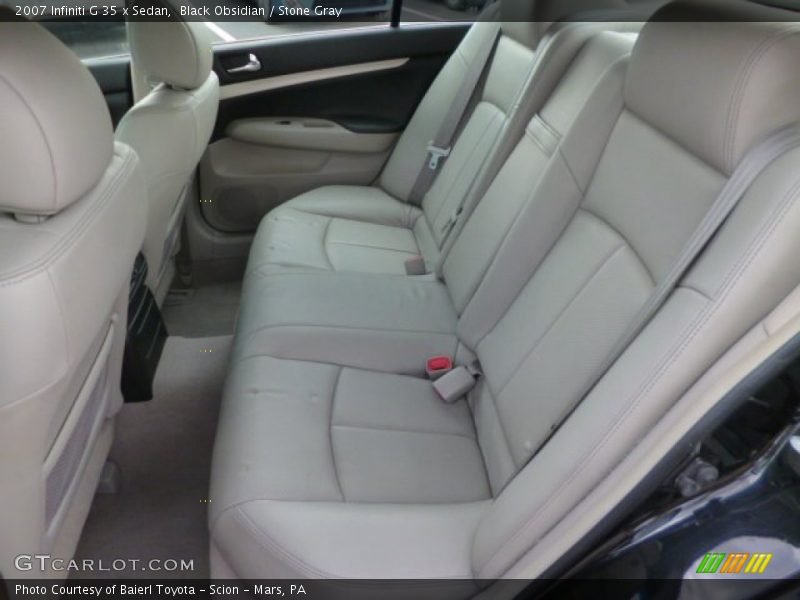 Black Obsidian / Stone Gray 2007 Infiniti G 35 x Sedan