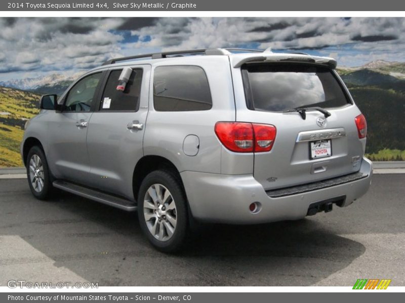 Silver Sky Metallic / Graphite 2014 Toyota Sequoia Limited 4x4