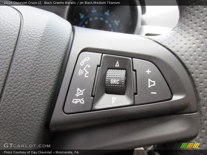 Black Granite Metallic / Jet Black/Medium Titanium 2014 Chevrolet Cruze LS