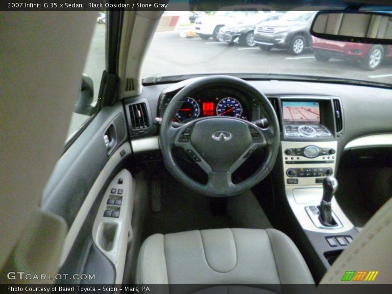 Black Obsidian / Stone Gray 2007 Infiniti G 35 x Sedan