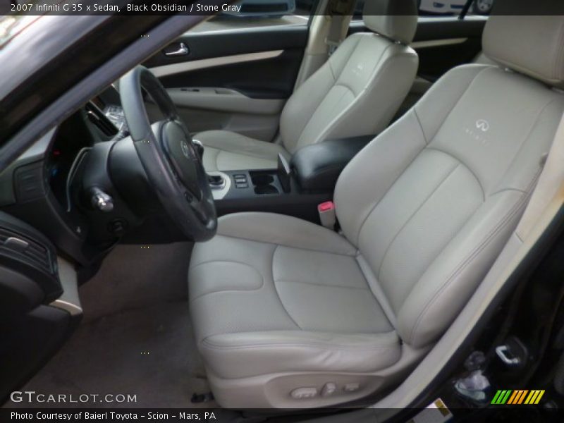 Black Obsidian / Stone Gray 2007 Infiniti G 35 x Sedan