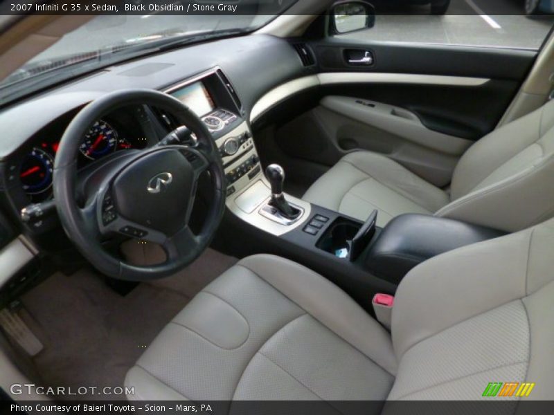  2007 G 35 x Sedan Stone Gray Interior