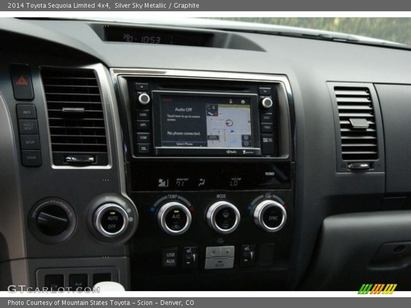 Silver Sky Metallic / Graphite 2014 Toyota Sequoia Limited 4x4