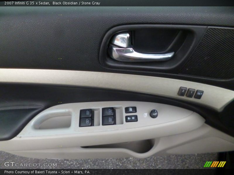 Black Obsidian / Stone Gray 2007 Infiniti G 35 x Sedan