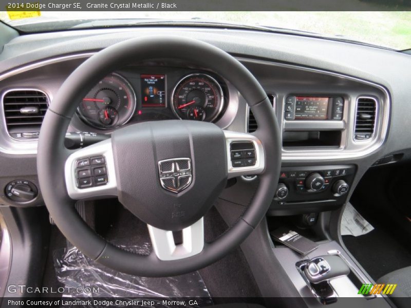 Granite Crystal Metallic / Black 2014 Dodge Charger SE