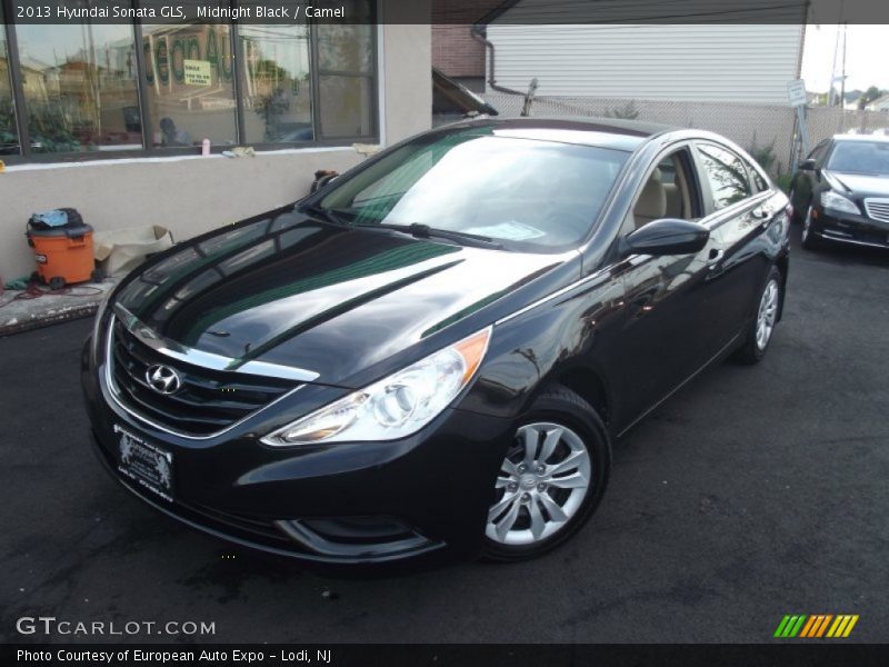 Midnight Black / Camel 2013 Hyundai Sonata GLS