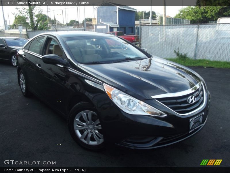 Midnight Black / Camel 2013 Hyundai Sonata GLS