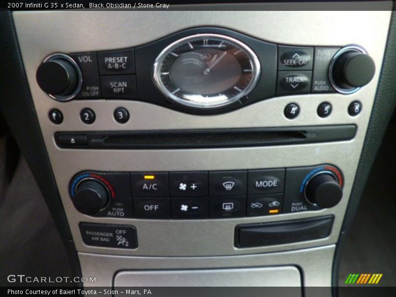 Black Obsidian / Stone Gray 2007 Infiniti G 35 x Sedan