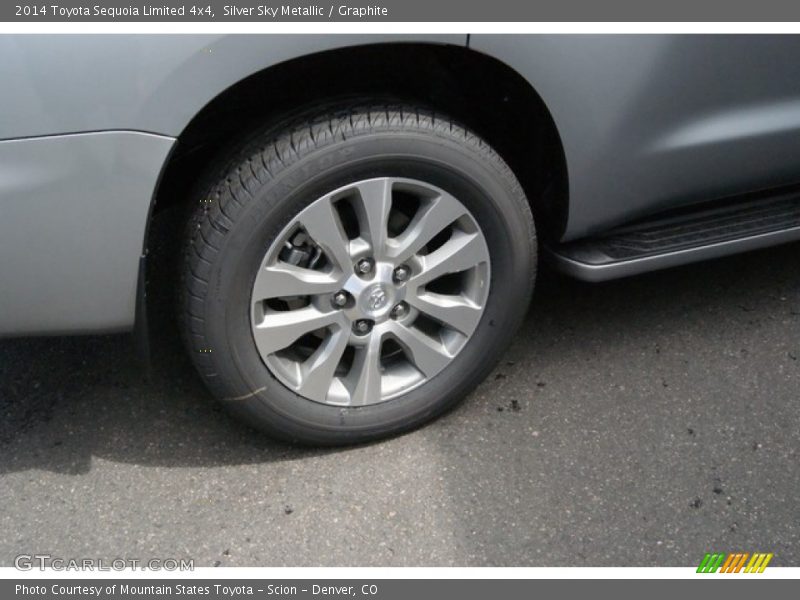 Silver Sky Metallic / Graphite 2014 Toyota Sequoia Limited 4x4