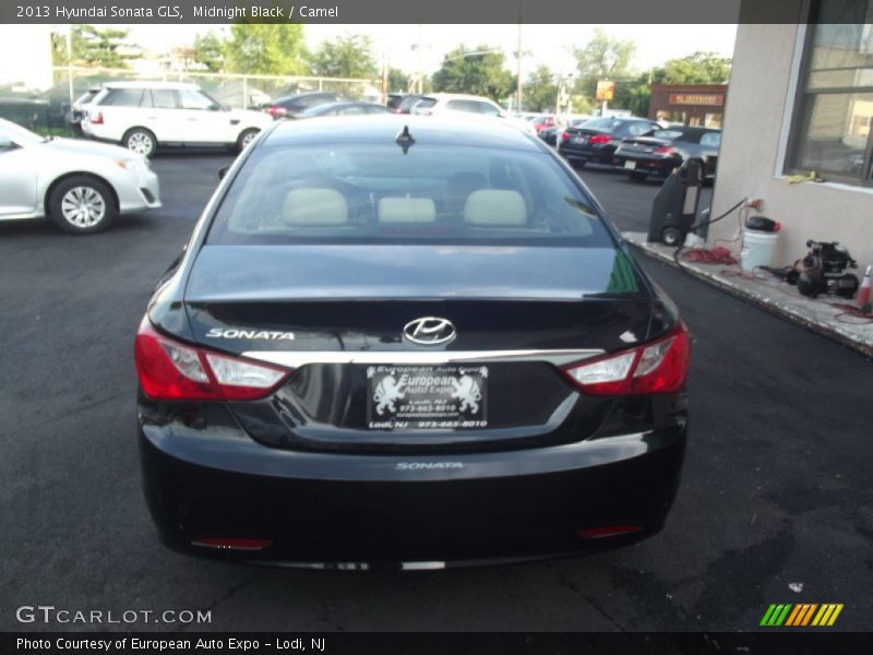 Midnight Black / Camel 2013 Hyundai Sonata GLS