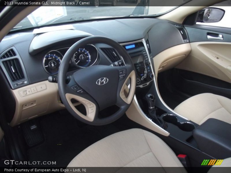 Midnight Black / Camel 2013 Hyundai Sonata GLS
